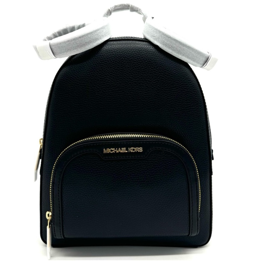 Michael Kors Medium Jaycee Backpack Black/Gold